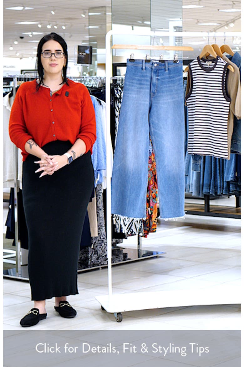 Penny Crop High Waist Wide Leg Jeans video