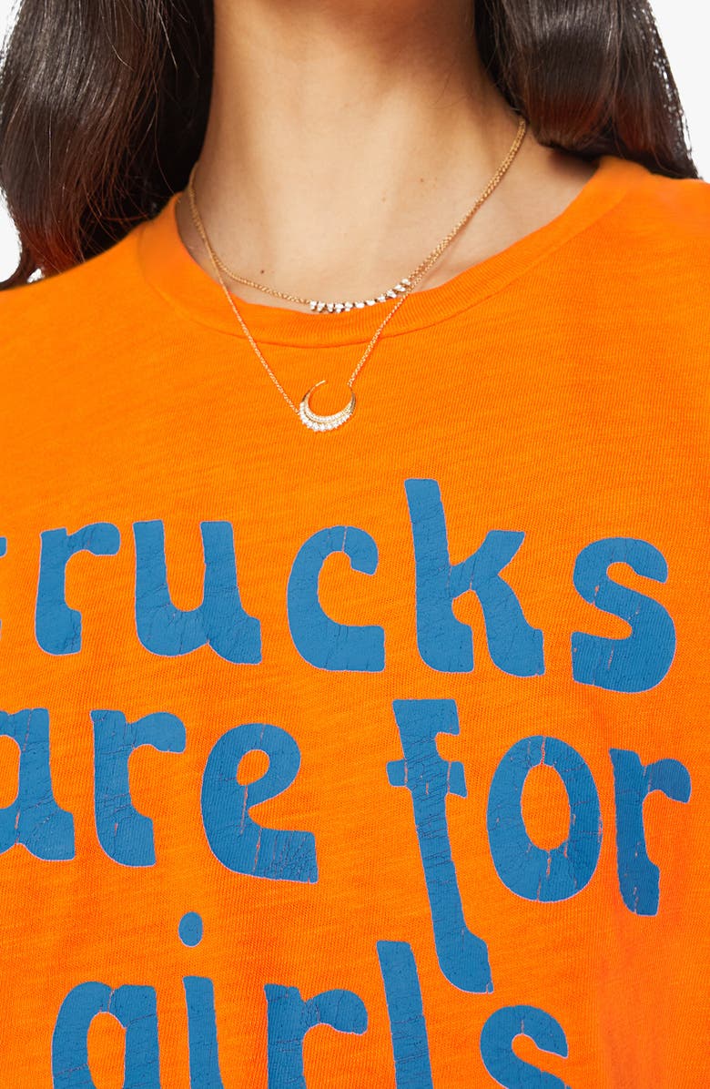 MOTHER The Lil Sinful Graphic Tee, Alternate, color, Exuberance Trucks For Girls