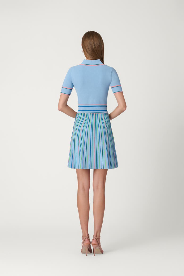 Maidstone Stripe Knit Libby Dress, Alternate, color, Sky Blue