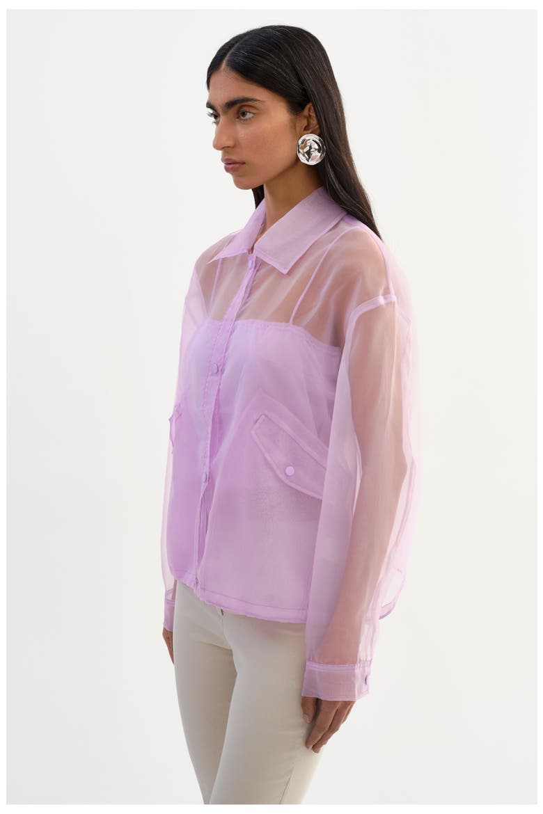Verma | Sheer Jacket, Alternate, color, Lilac