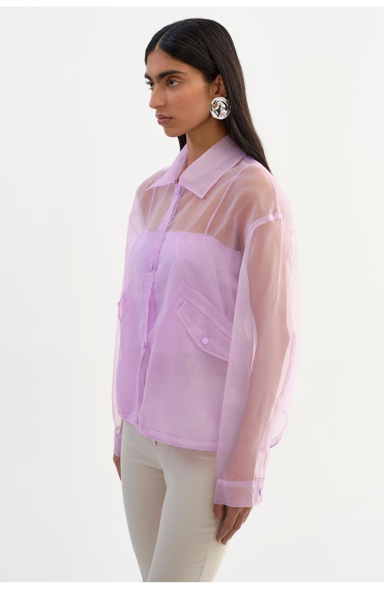 LAMARQUE Verma | Sheer Jacket, Alternate, color, Lilac