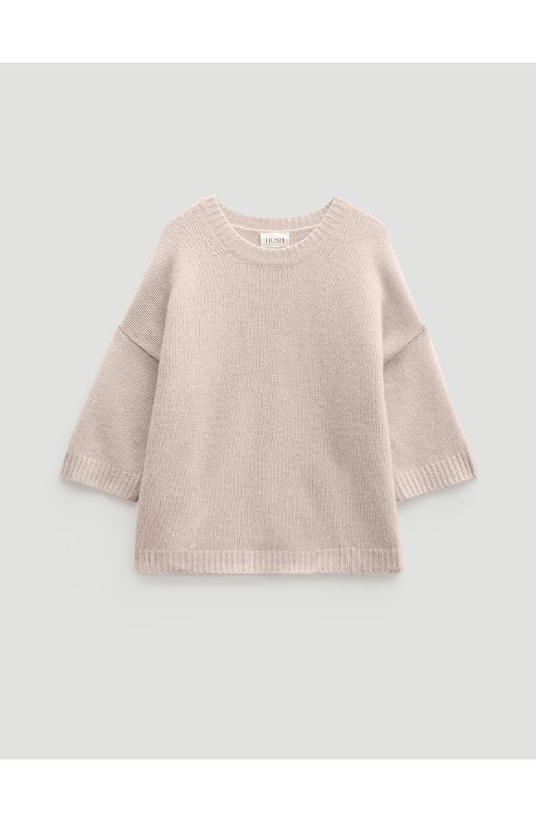 Hush Chunky 100% Cashmere Sweater, Alternate, color, Almond