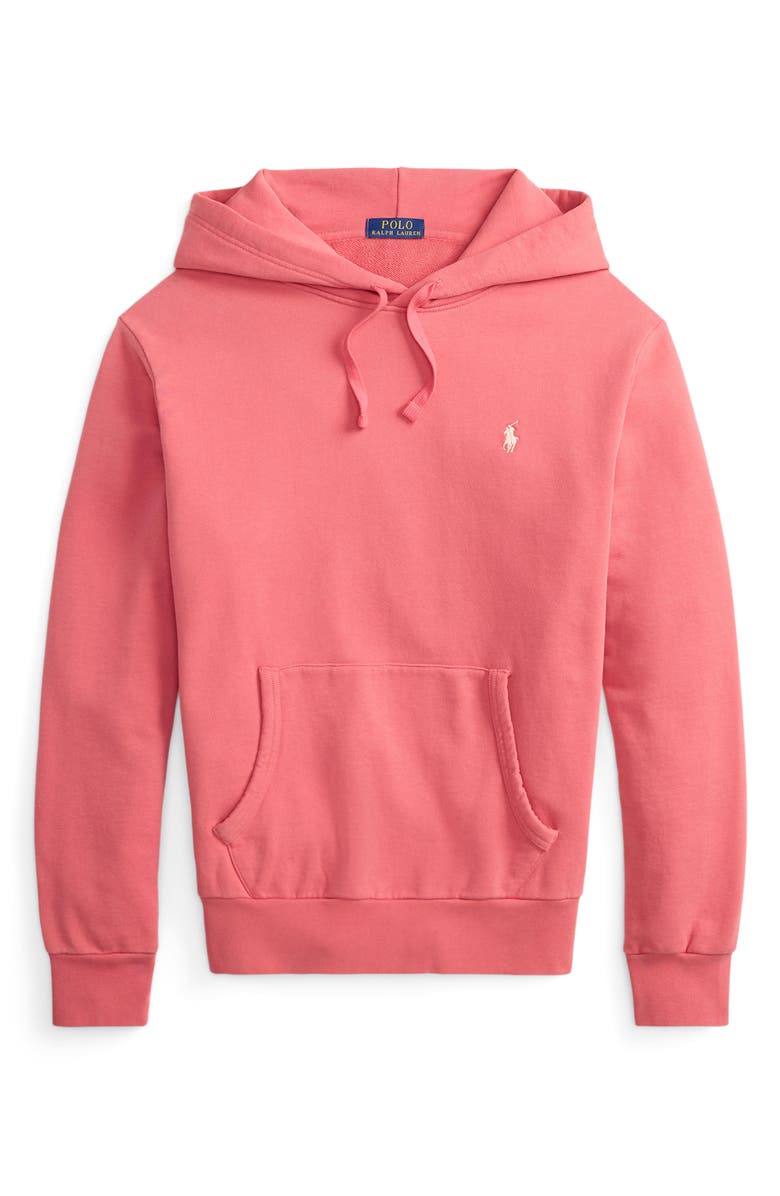 Polo Ralph Lauren French Terry Hoodie, Alternate, color, Red Sky