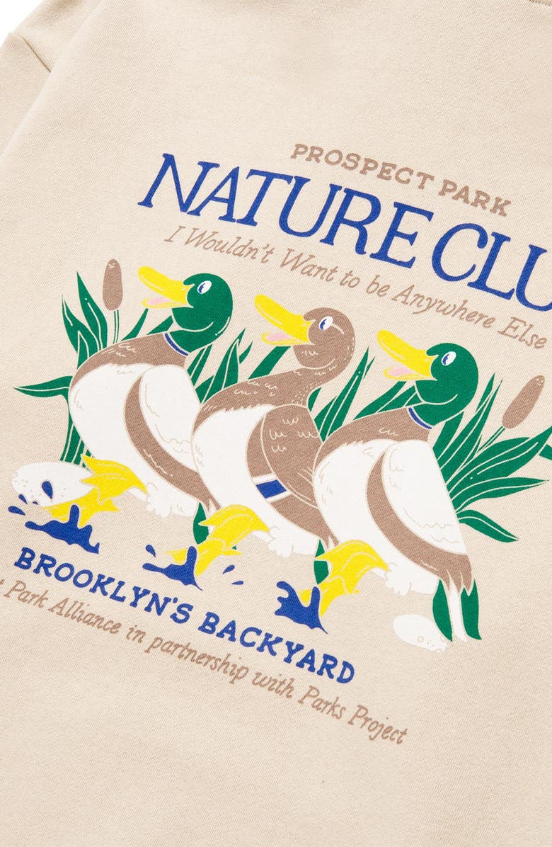 Parks Project Prospect Park Alliance Nature Club Hoodie, Alternate, color, Khaki