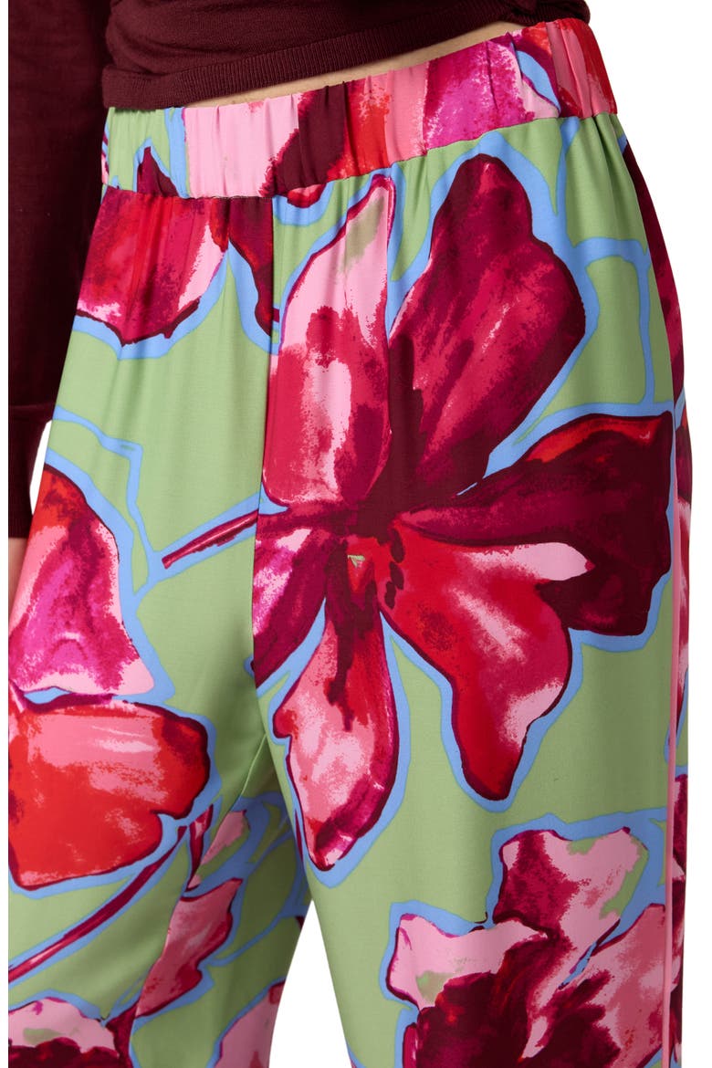 Verick Print Wide Leg Pants, Alternate, color, HIBISCUS SMOKE DEGRADE