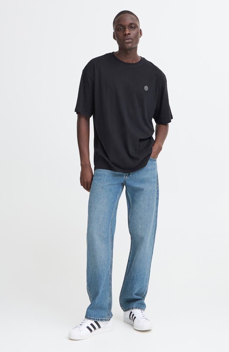 Blend Regular Fit Loose Leg Pants, Alternate, color, Denim Middle Blue