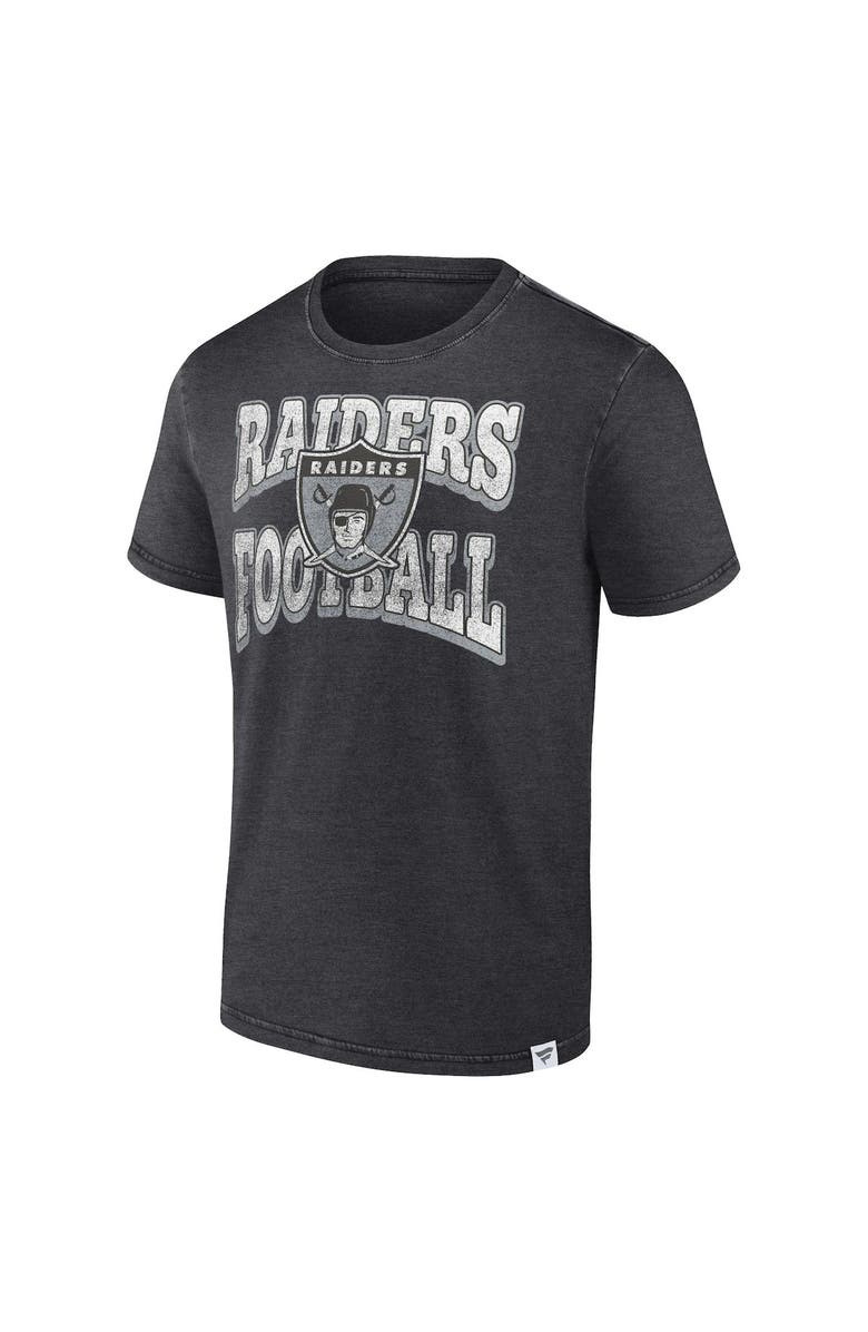FANATICS Men's Fanatics Branded Heather Charcoal Las Vegas Raiders Force Out T-Shirt, Alternate, color, Heather Charcoal