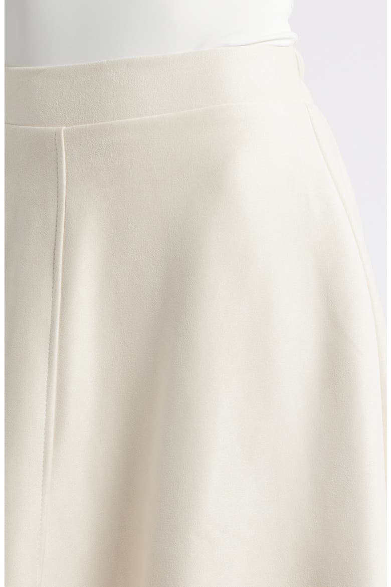 Cecilia Faux Suede A-Line Skirt, Alternate, color, IVORY