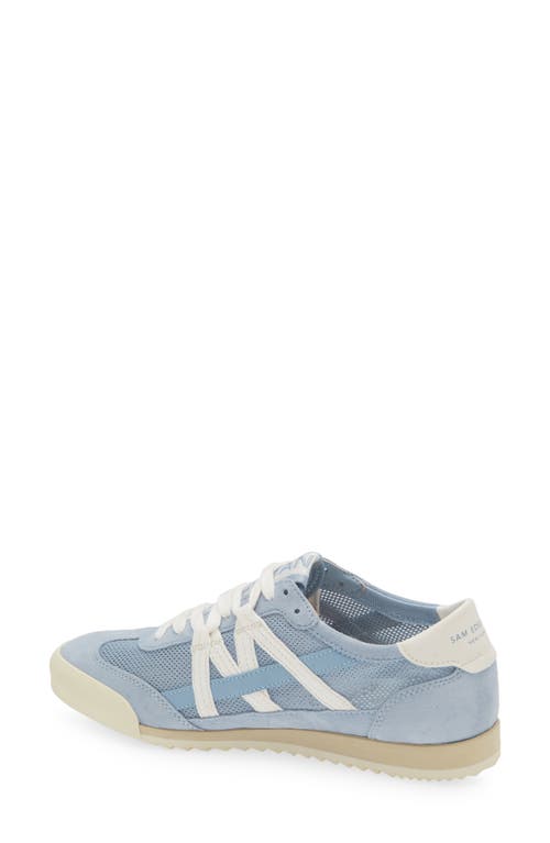Shop Sam Edelman Irma Low Top Sneaker In Blue Breeze/sugar