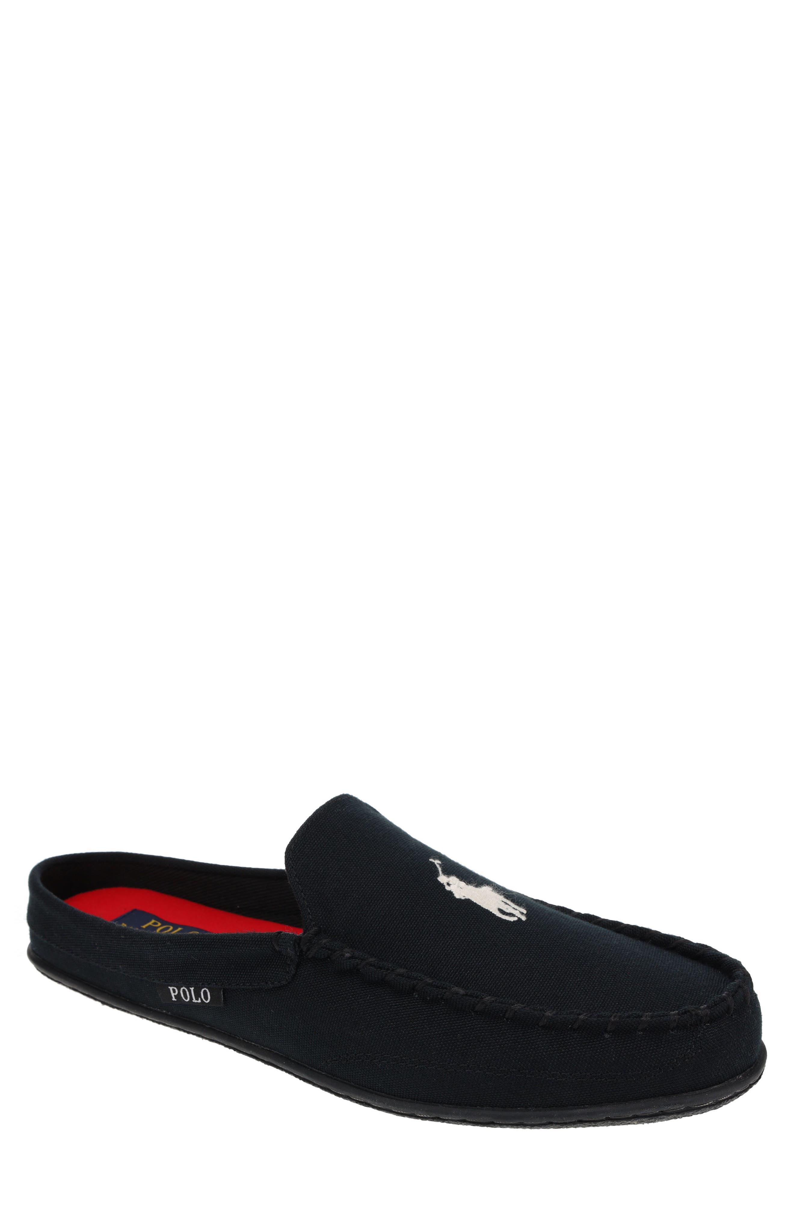 Polo Ralph Lauren Collins Piqué Mule Slipper, Main, color, 