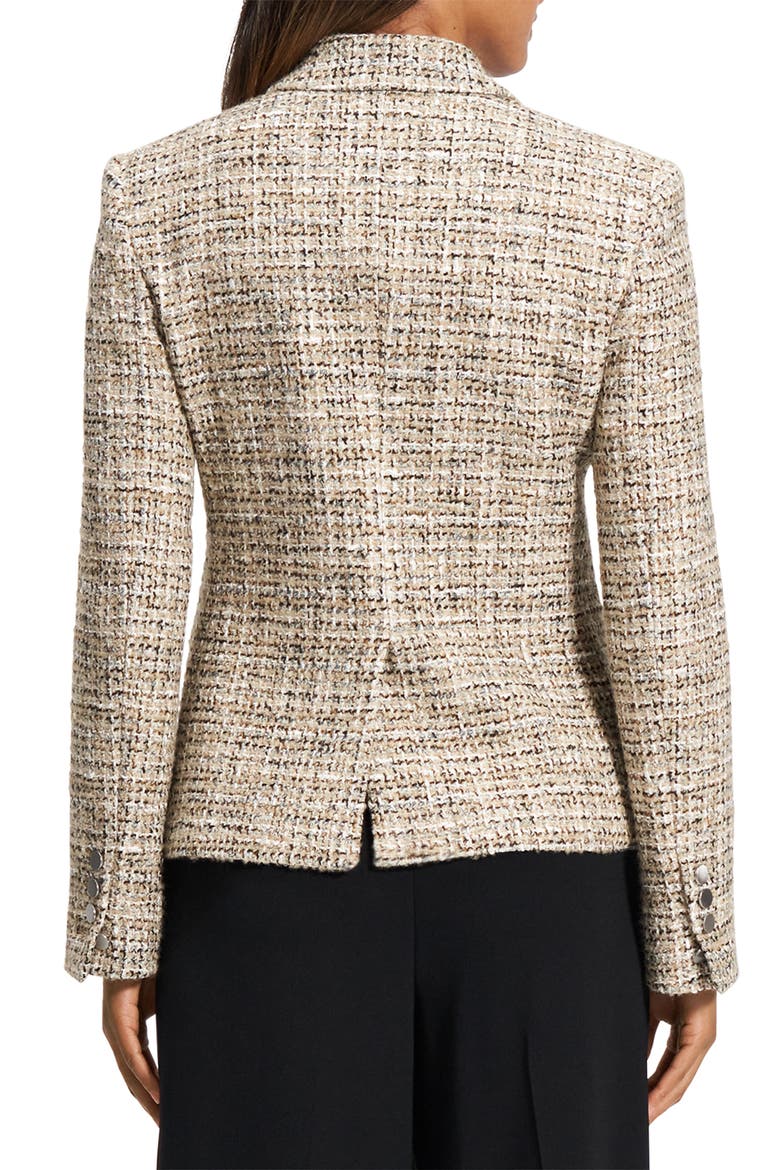 Tweed Military Jacket, Alternate, color, WHEAT MULTI