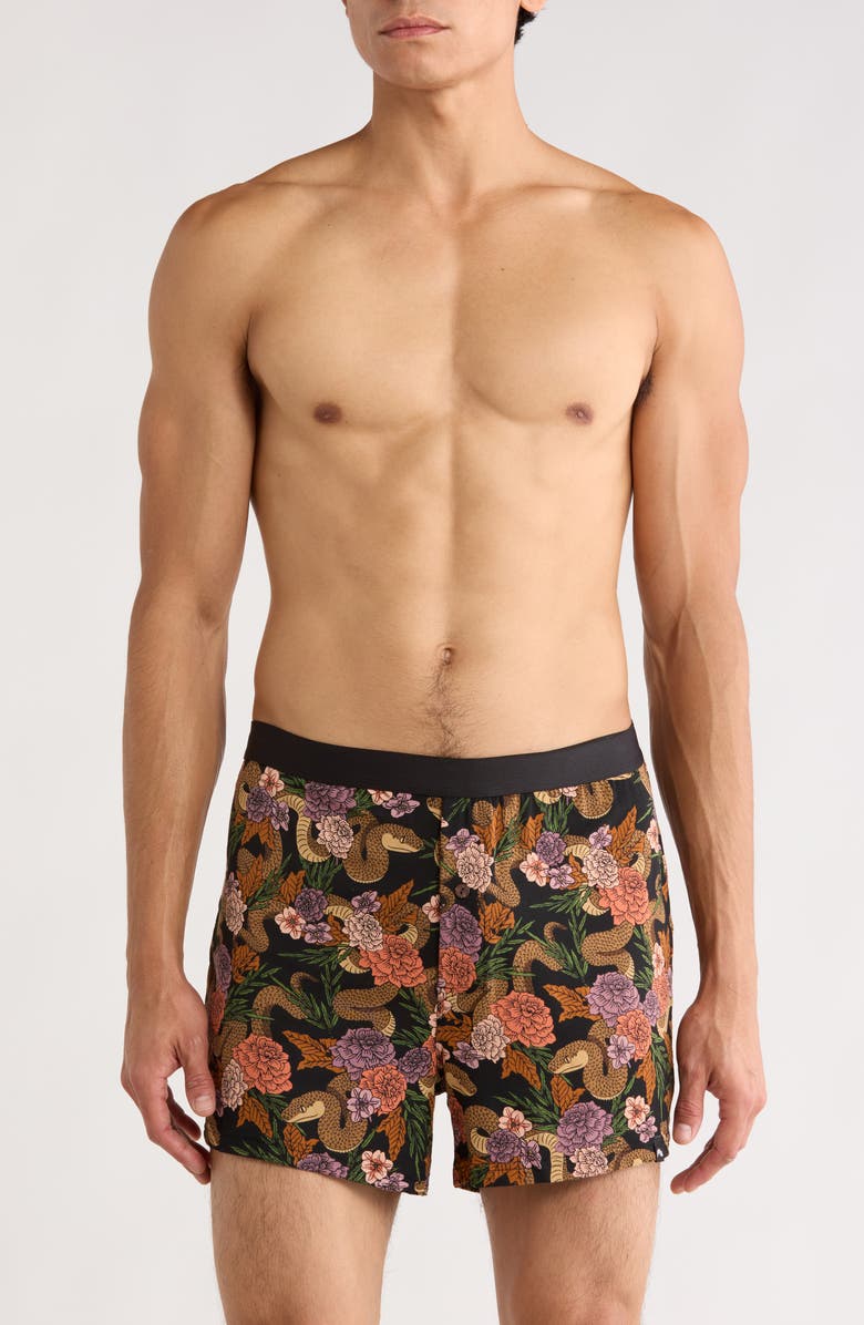 MeUndies Knit Boxers, Main, color, Garden Snake