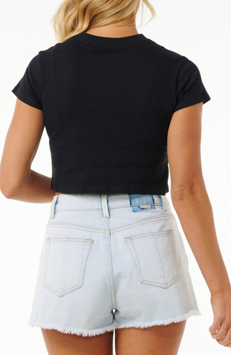 Rip Curl Soleil Baby Tee, Alternate, color, Black