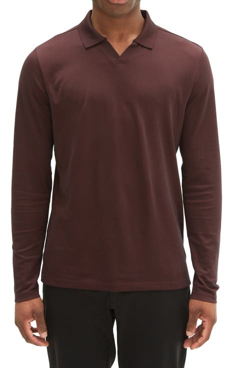 Adison Long Sleeve Johnny Collar Polo