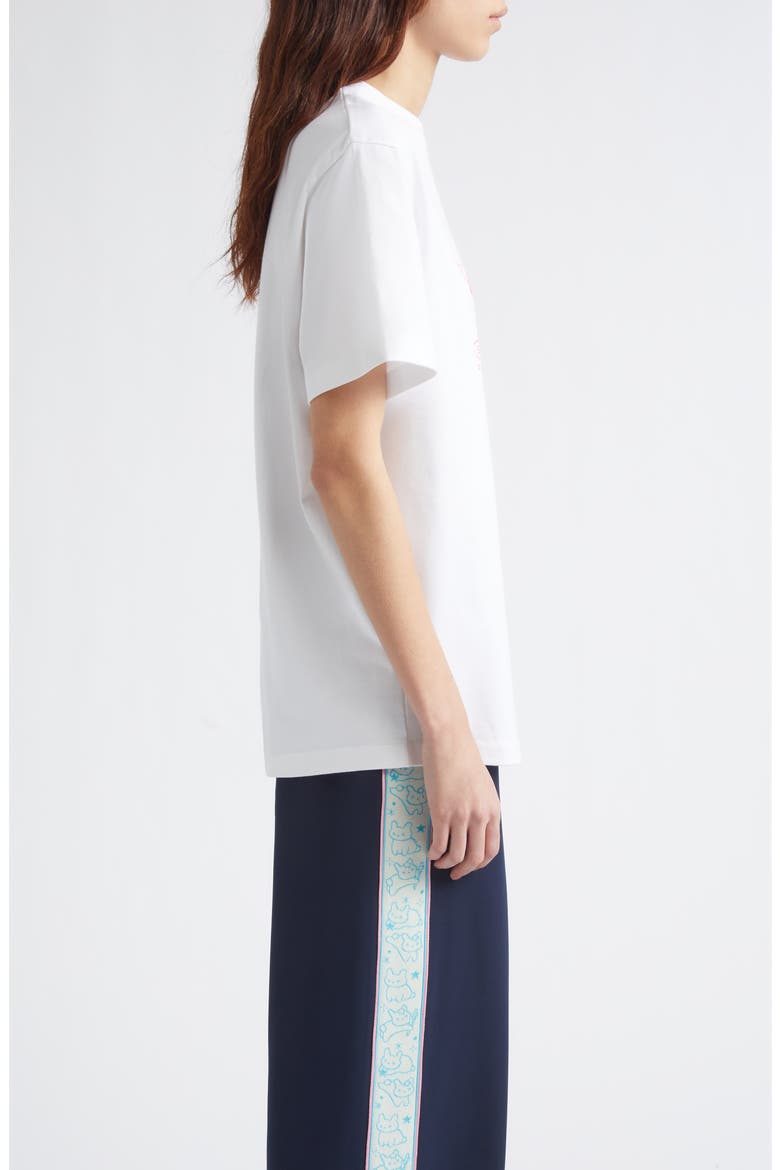 Peanut Boxy Cotton Graphic T-Shirt, Alternate, color, WHITE