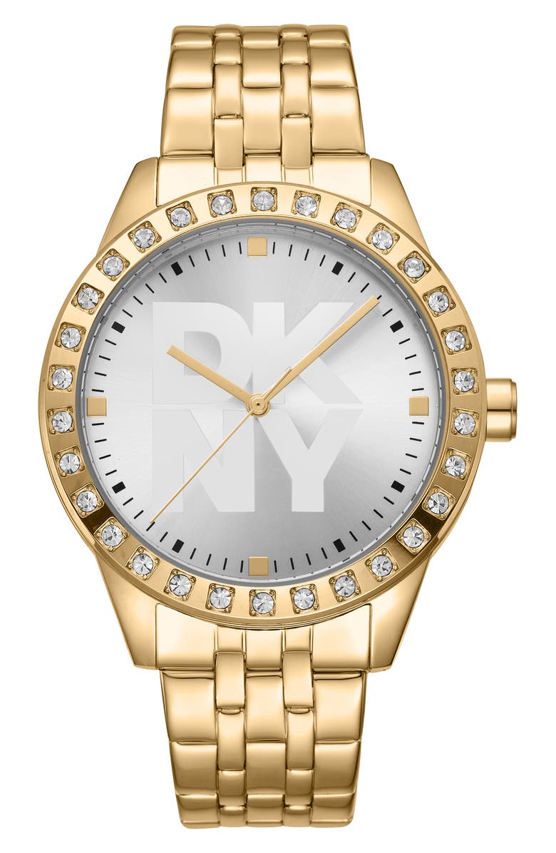GEVRIL 316L Bracelet Watch, Main, color, Gold