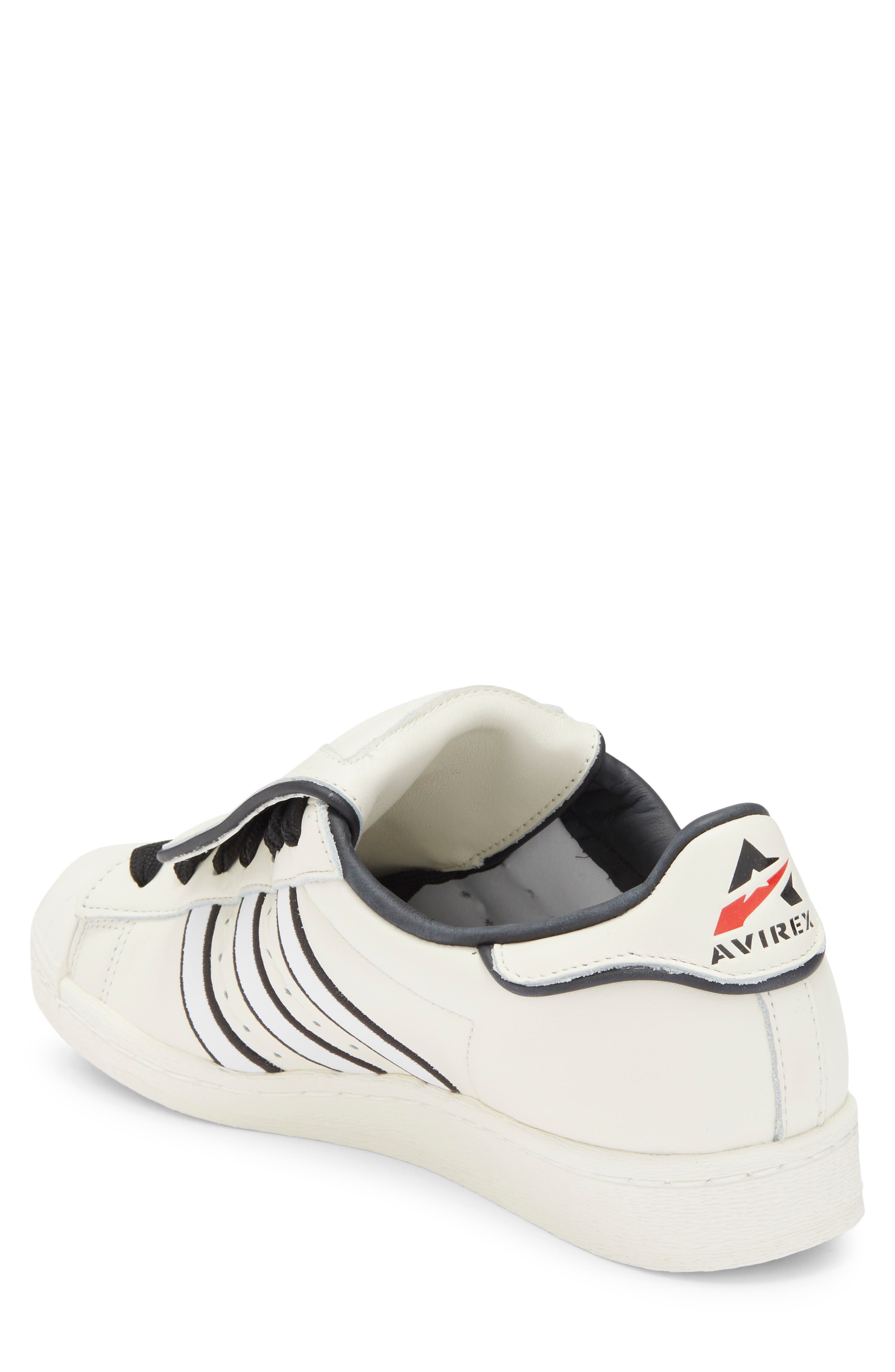 adidas Avirex Superstar Sneaker, Alternate, color, Off White