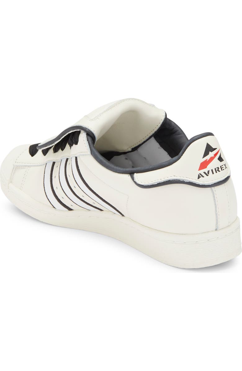 adidas Avirex Superstar Sneaker, Alternate, color, Off White