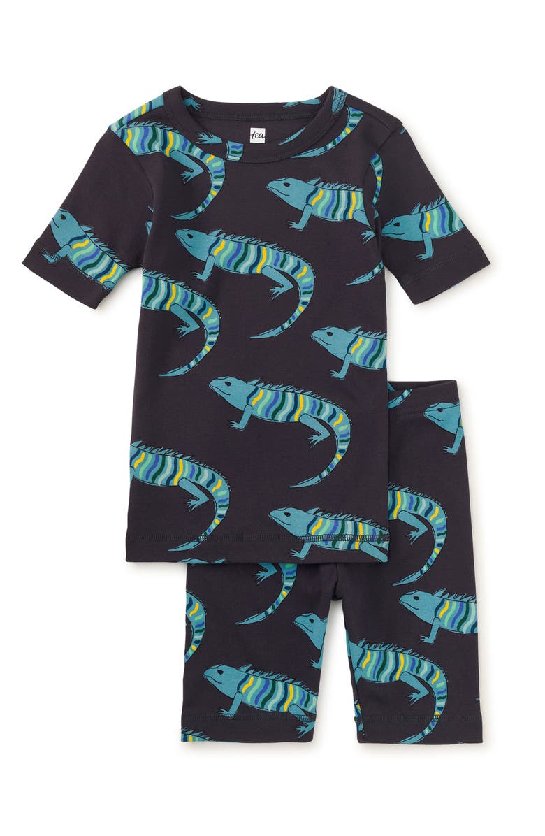 Tea Collection In Your Dreams Pajama Set 2.0, Main, color, Easy Iguanas