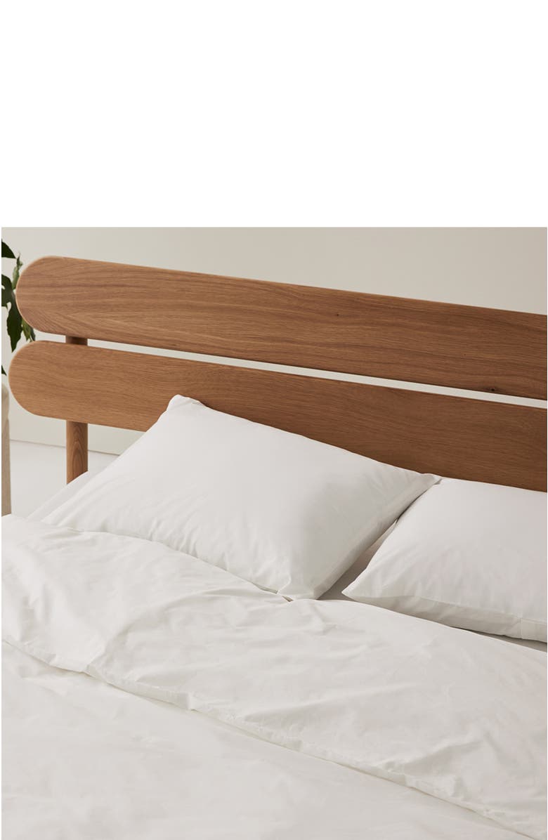 Pact Organic Cotton Cool-Air Percale Sham 2-Pack, Alternate, color, White