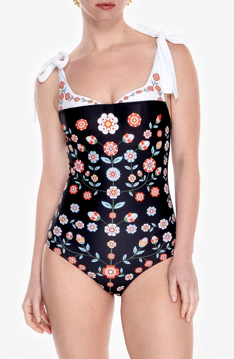 Jessie Zhao New York Ballerina One-Piece Swimsuit, Main, color,