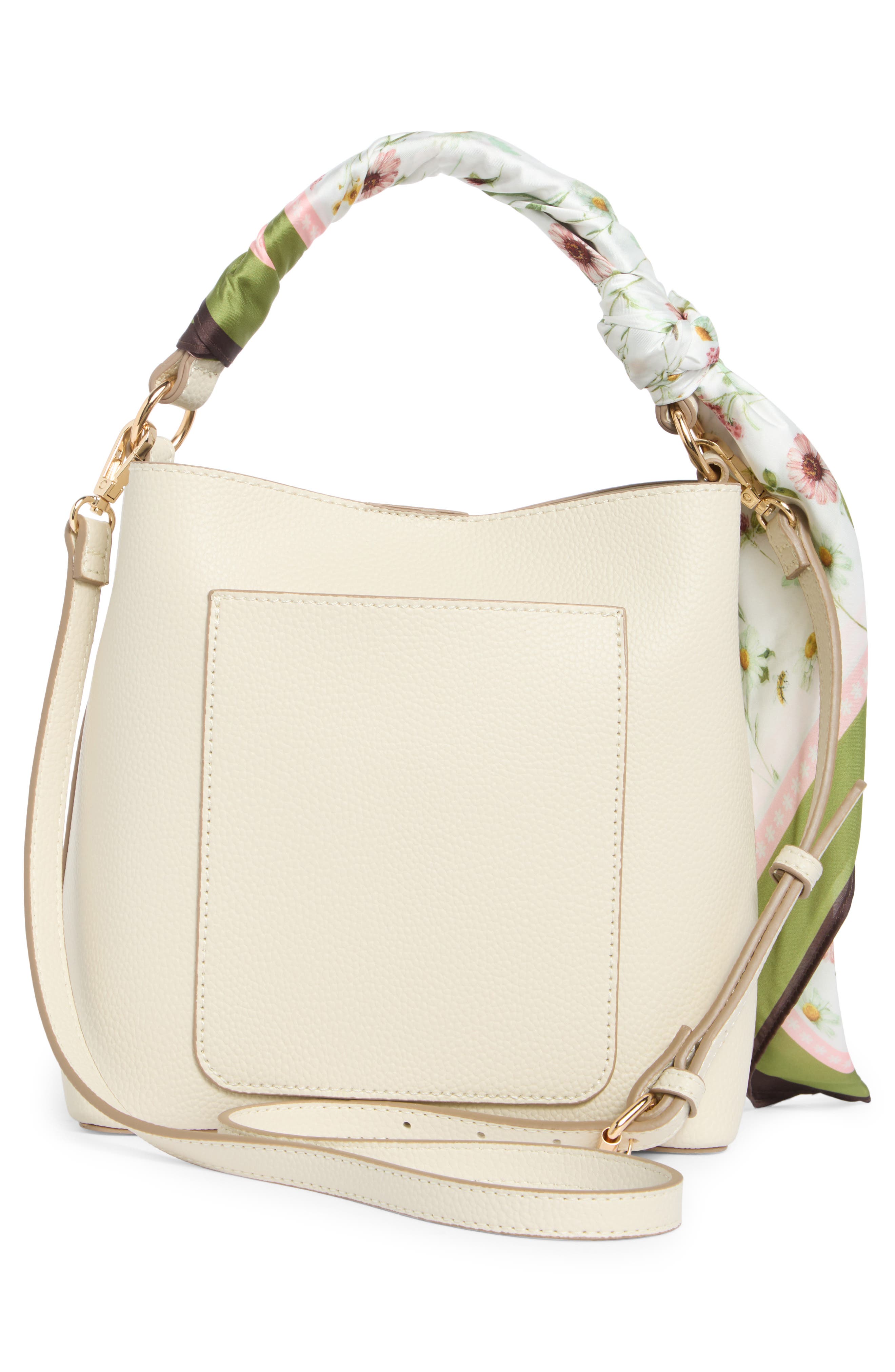 Nanette Lepore Convertible Bucket Bag, Alternate, color, Rice-Sanctuary Garden