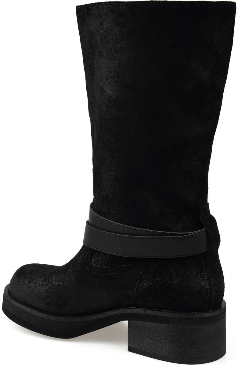 Candie's Crib Block Heel Boot, Alternate, color, Black