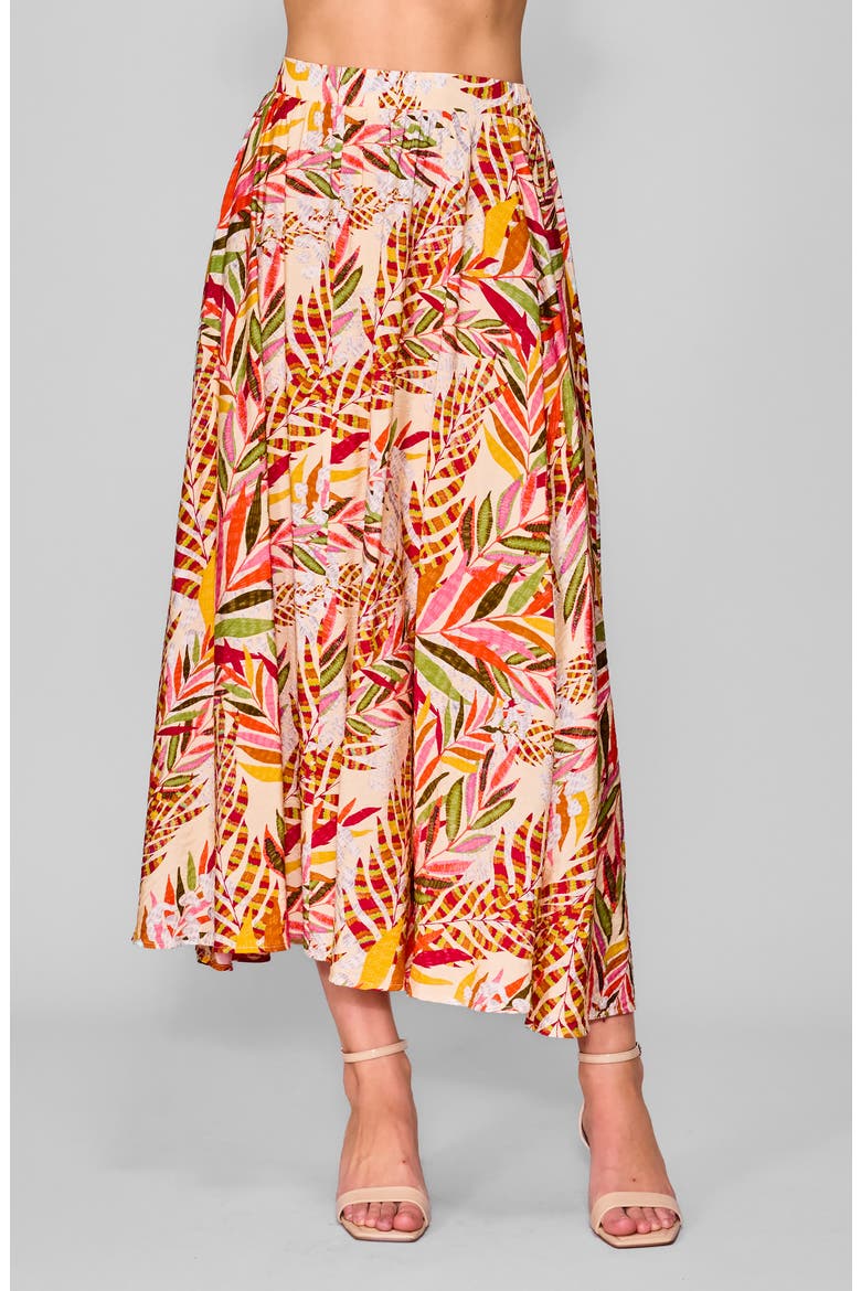 Print Maxi Skirt, Main, color, MULTI