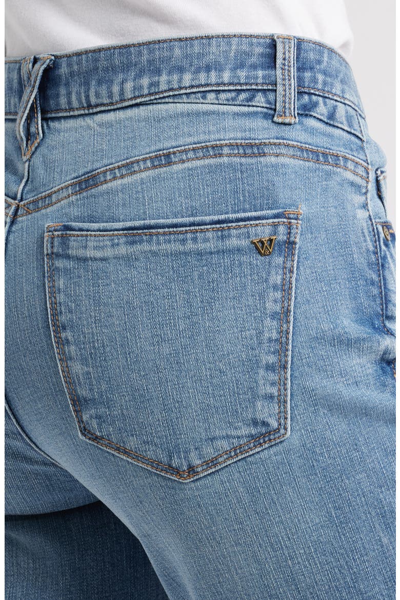 Logan 'Ab'Solution High Waist Ankle Slim Straight Leg Jeans, Alternate, color, LIGHT BLUE ARTISANAL