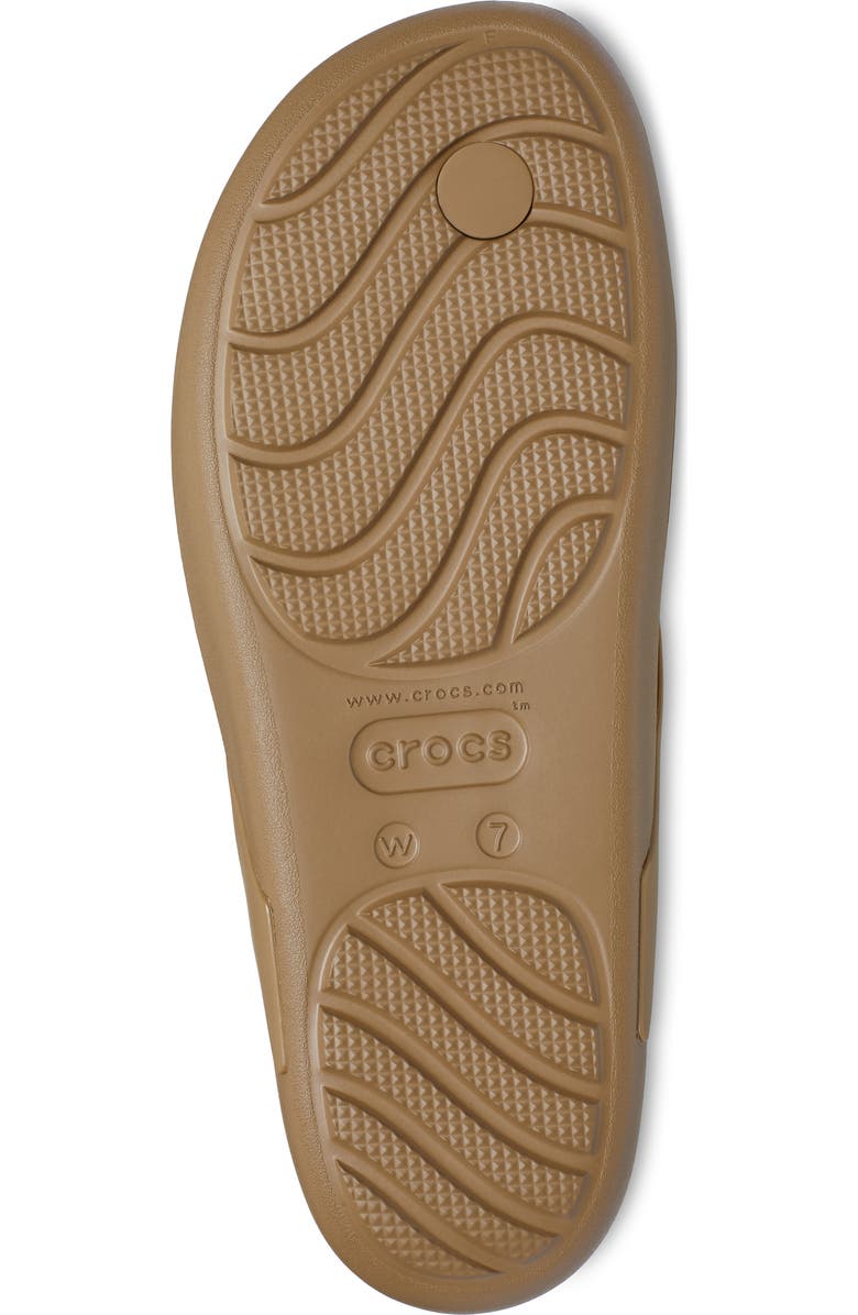 CROCS Splash Flip Flop, Alternate, color, Sepia
