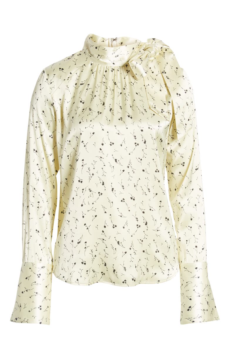 Something Navy Easy Tie Neck Top, Alternate, color,