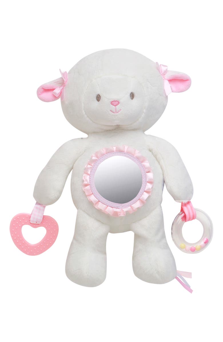 Little Me Lamb Mirror Plush Toy, Alternate, color, Pink