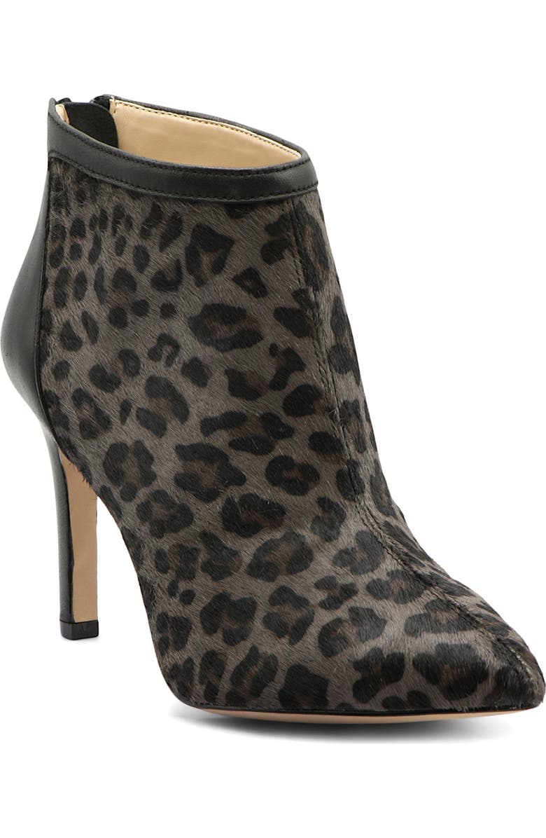 Adrienne Vittadini Nyla Leopard Printed Stiletto Bootie, Main, color,