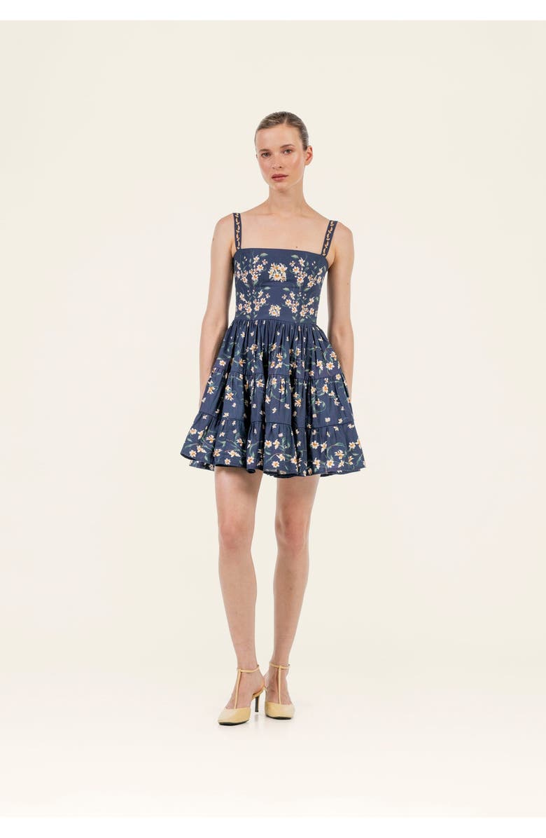 Agua by Agua Bendita Lima Promesa Mini Dress, Alternate, color, Multicolor