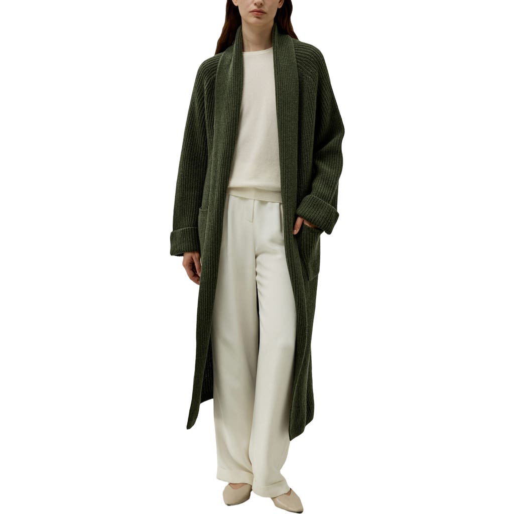 Lilysilk X Lydia Millen 'evergreen' Cardigan In Green