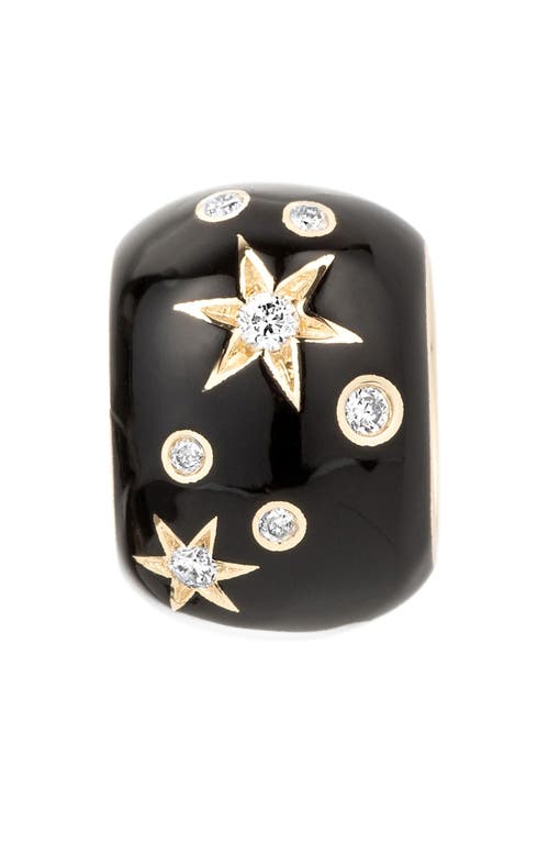Shop Adina Reyter Zodiac Ceramic & Diamond Bead Charm In Yellow Gold - Taurus