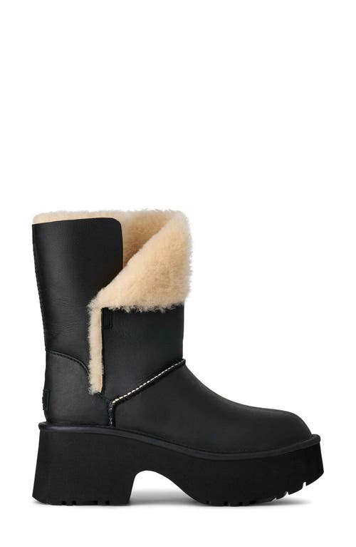 Ugg(r) Esmee Leather Cuffable Tall Boot In Black