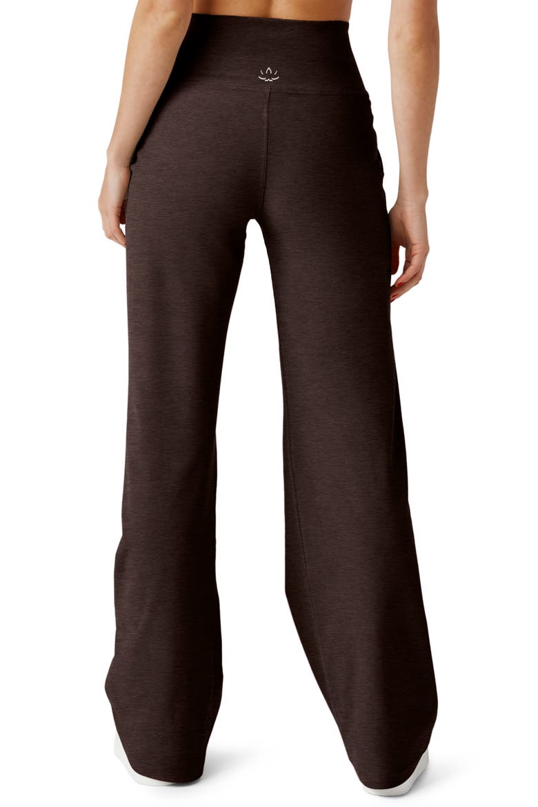 Space Dye Wide Leg Pants, Alternate, color, DARK CHOCOLATE HEATHER