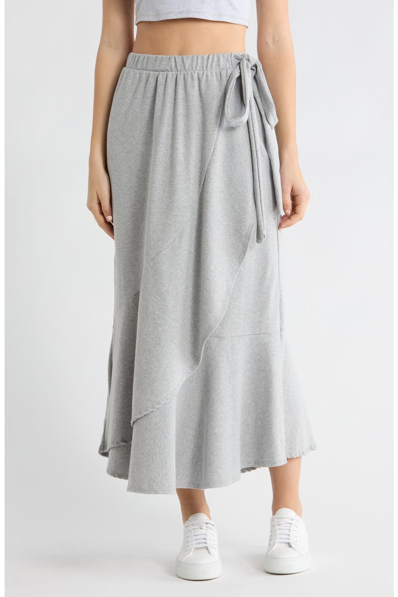 Wrap Midi Skirt, Main, color, MOONSTRUCK