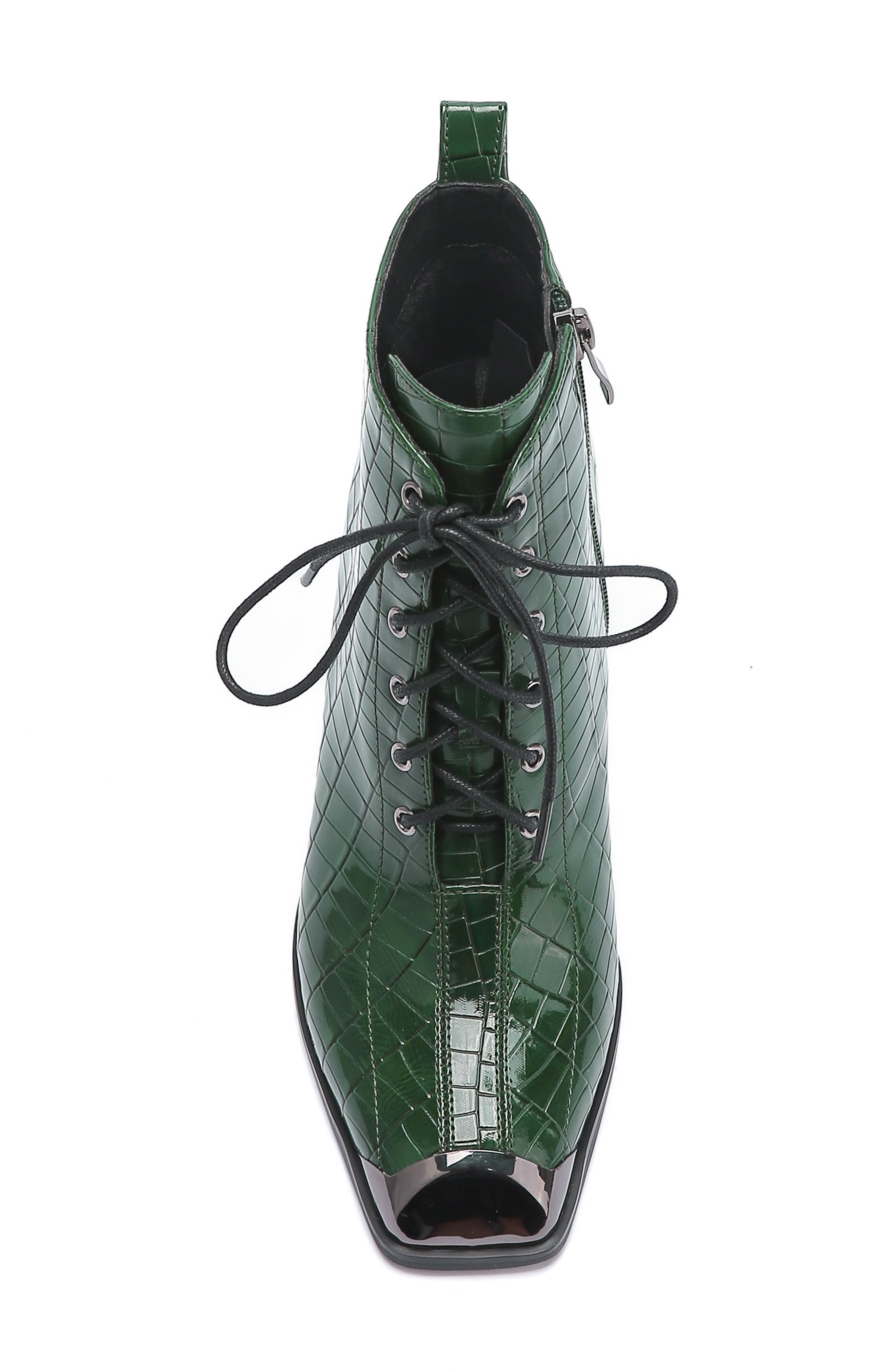 Fantastic Lace Up Boot, Alternate, color, GREEN