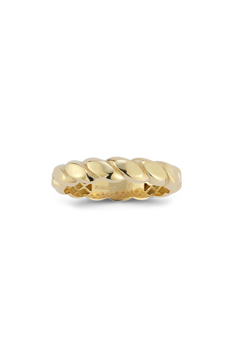 Ember Fine Jewelry 14K Gold Twisted Band Ring, Main, color, 14K Gold