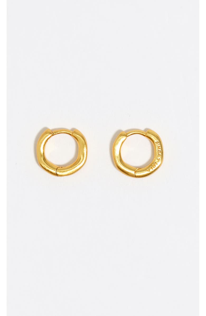 Bimba y Lola Matte Irregular Earrings Hoop, Main, color, 