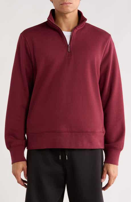 Zella Vital Fleece Quarter Zip Pullover