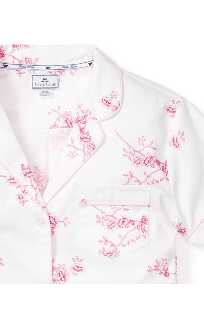 Petite Plume English Rose Short Pajamas, Alternate, color,