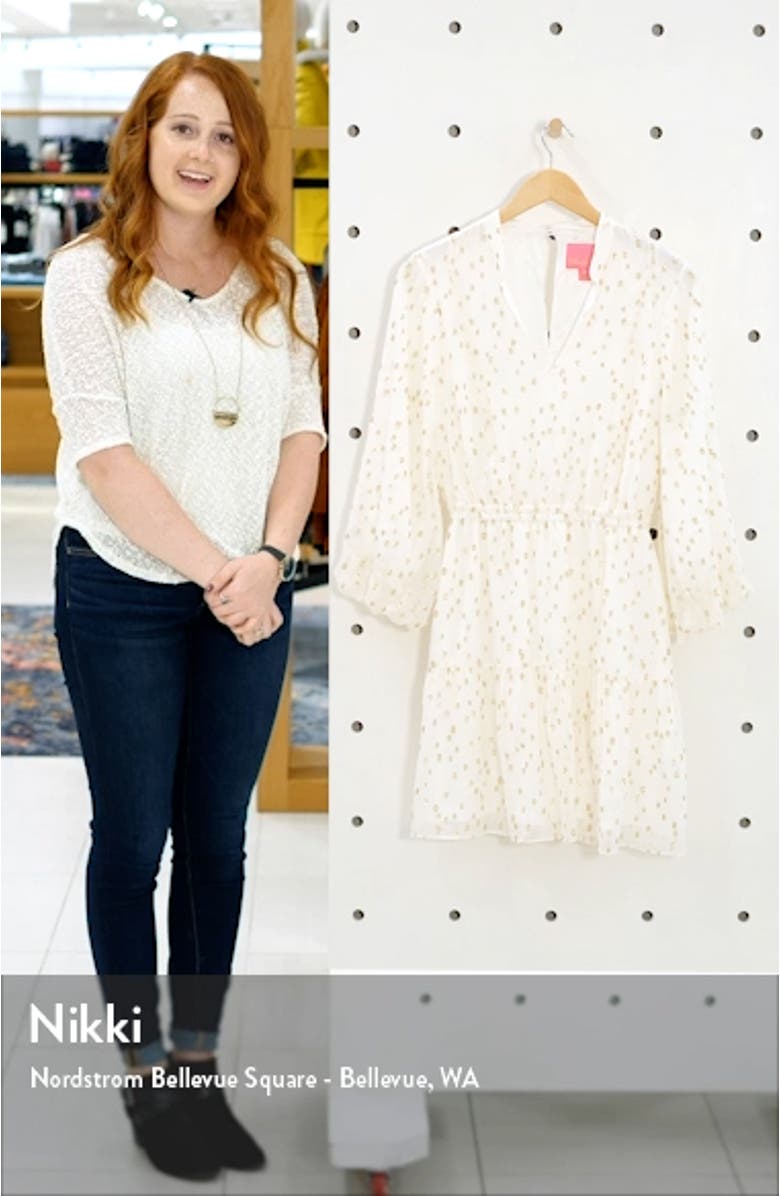 Joella Long Sleeve Silk Dress, sales video thumbnail