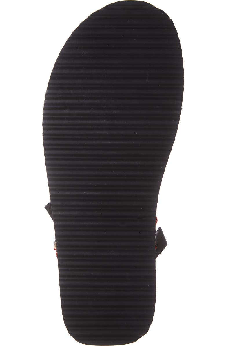 Burberry Patterson Sport Sandal, Alternate, color,