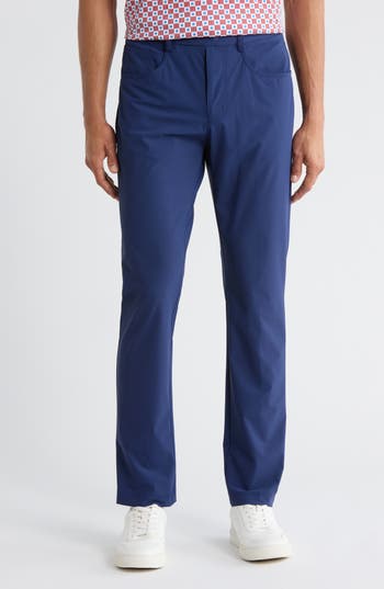 Callaway Five-pocket Straight Leg Pull-on Pants In Blue