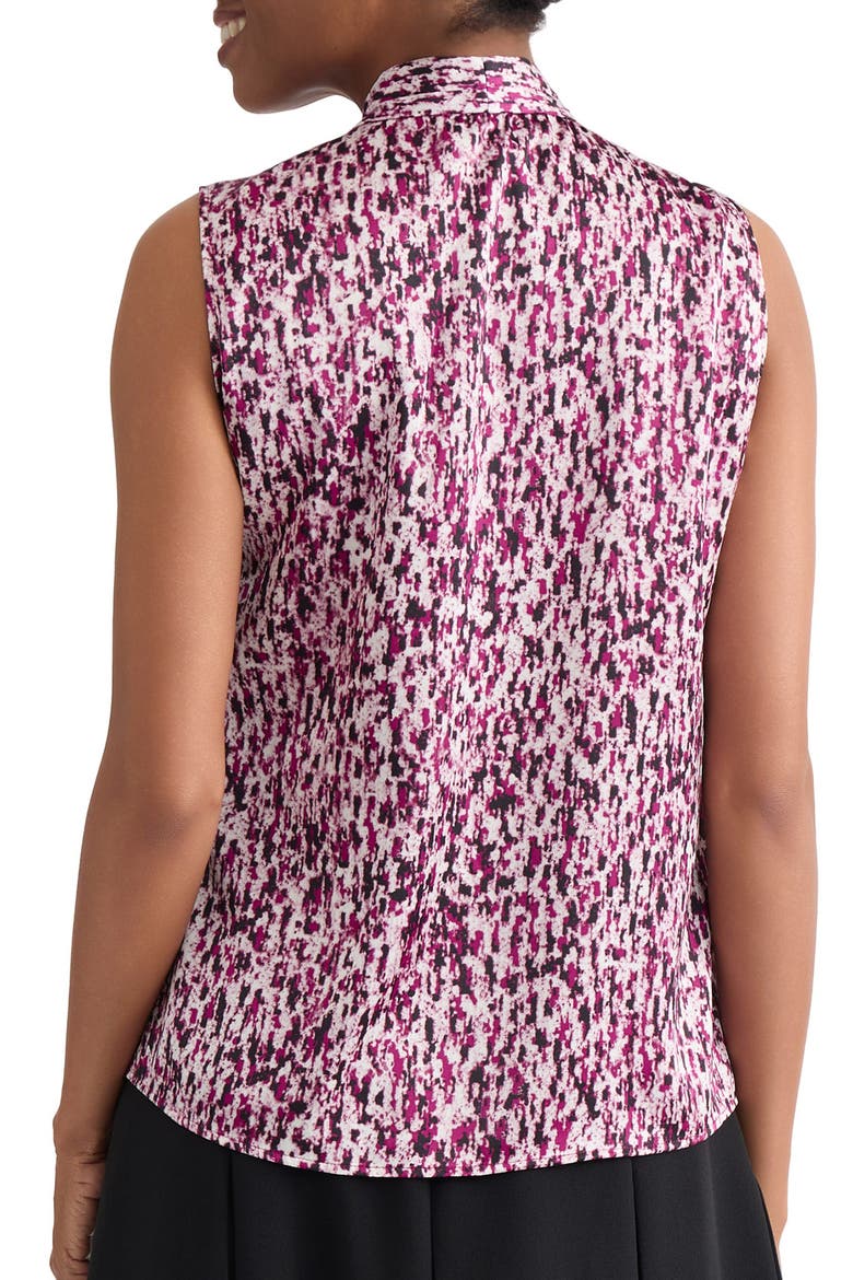 Blurred Print Sleeveless Top, Alternate, color, CERISE MULTI