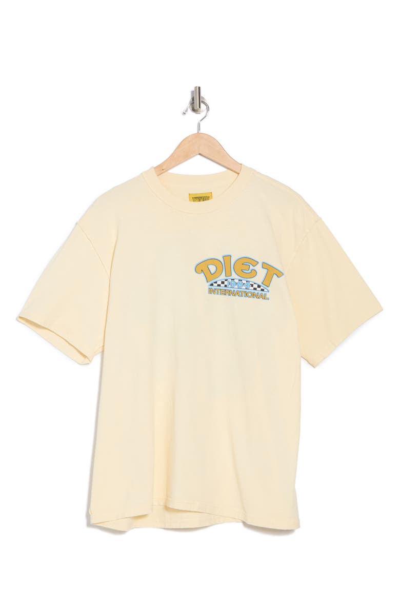 DIET STARTS MONDAY Diet Logo Graphic T-Shirt, Alternate, color, Antique White