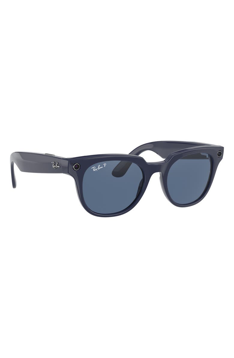 Ray-Ban Stories | Meteor 51mm Polarized Smart Glasses, Alternate, color, 